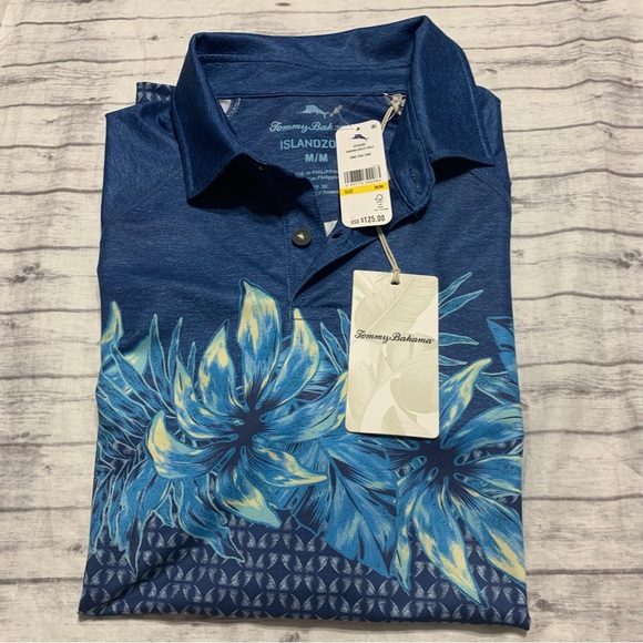 NWT TOMMY BAHAMA Men's Bahama Dolce Polo - Picture 4 of 9